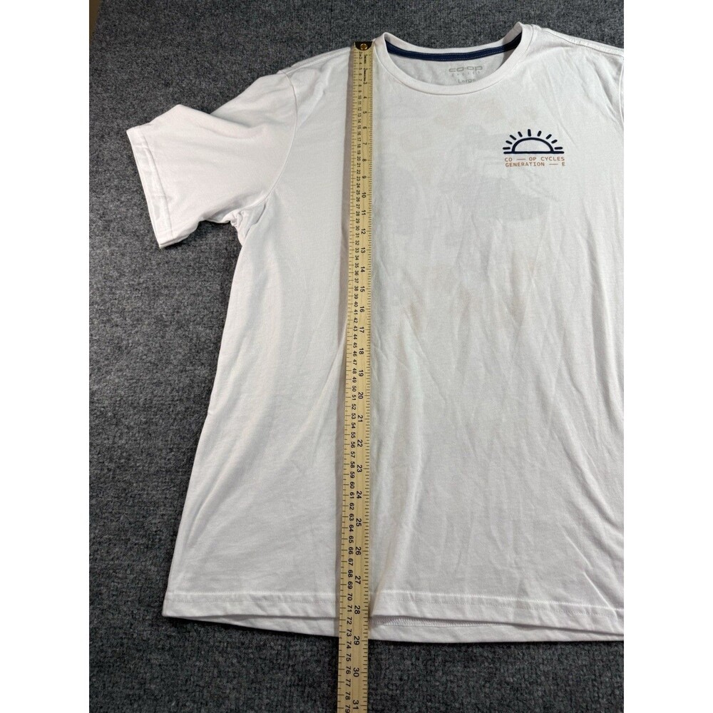 REI Co‑op Unisex T‑Shirt – Size L – White – Outdoor / Biking – NWT - Picture 2 of 7